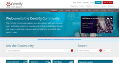Desktop Screenshot of community.centrify.com